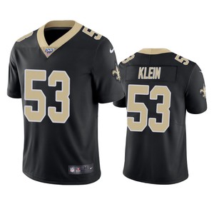 New Orleans Saints A.j. Klein Black 100th Season Vapor Limited Jersey