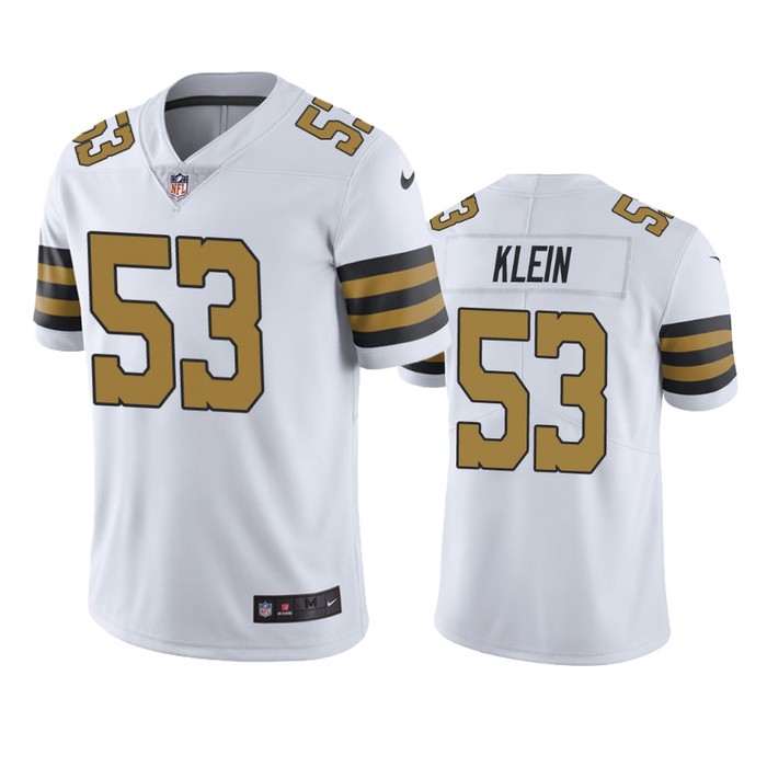 New Orleans Saints A.j. Klein White Nike Color Rush Limited Jersey