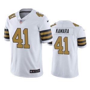 New Orleans Saints Alvin Kamara White Nike Color Rush Limited Jersey