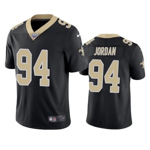 New Orleans Saints Cameron Jordan Black 100th Season Vapor Limited Jersey