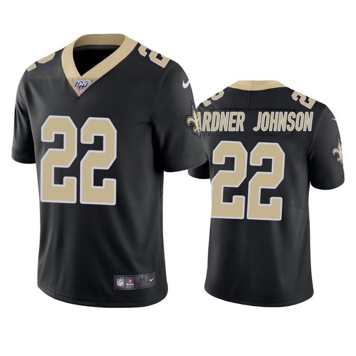 New Orleans Saints Chauncey Gardner-johnson Black 100th Season Vapor Limited Jersey