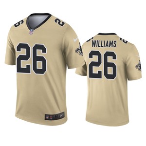 New Orleans Saints P.j. Williams Gold Inverted Legend Jersey