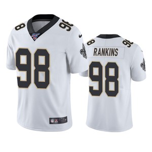 New Orleans Saints Sheldon Rankins White 100th Season Vapor Limited Jersey