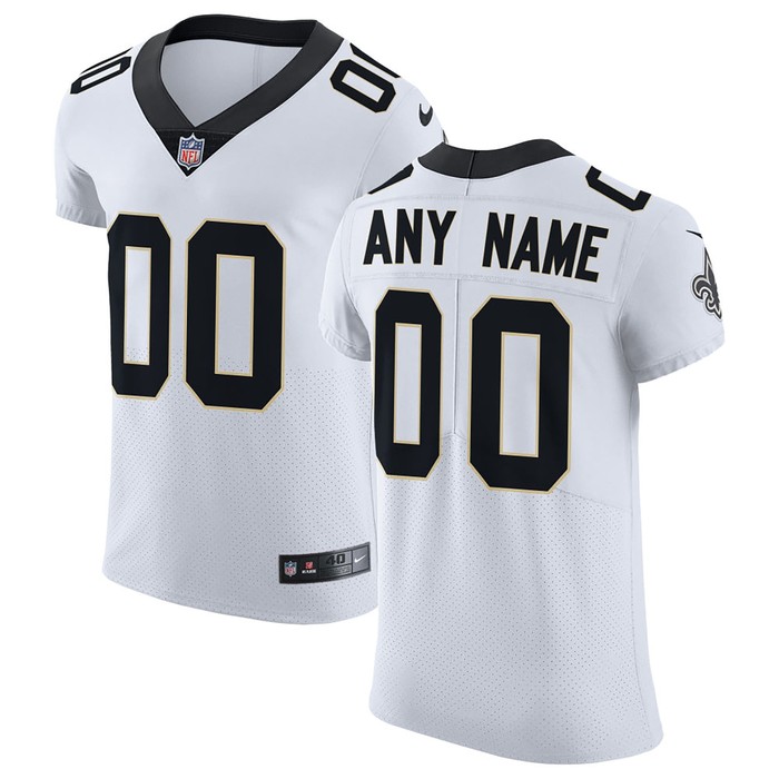 New Orleans Saints Vapor Untouchable Elite Custom Jersey White Custom Jerseys Nfl