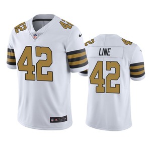 New Orleans Saints Zach Line White Nike Color Rush Limited Jersey