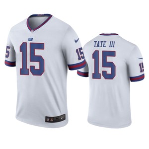 New York Giants #15 Golden Tate Iii White Color Rush Legend Jersey - Mens