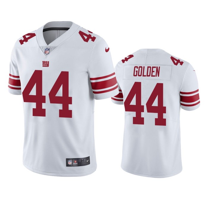 New York Giants #44 Markus Golden White Vapor Untouchable Limited Jersey - Men - Cocomos