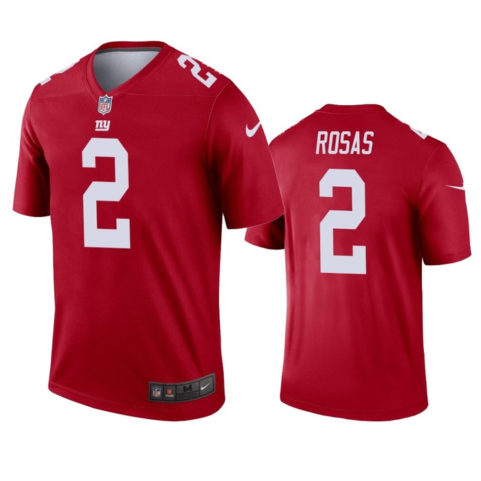 New York Giants Aldrick Rosas Red Inverted Legend Jersey