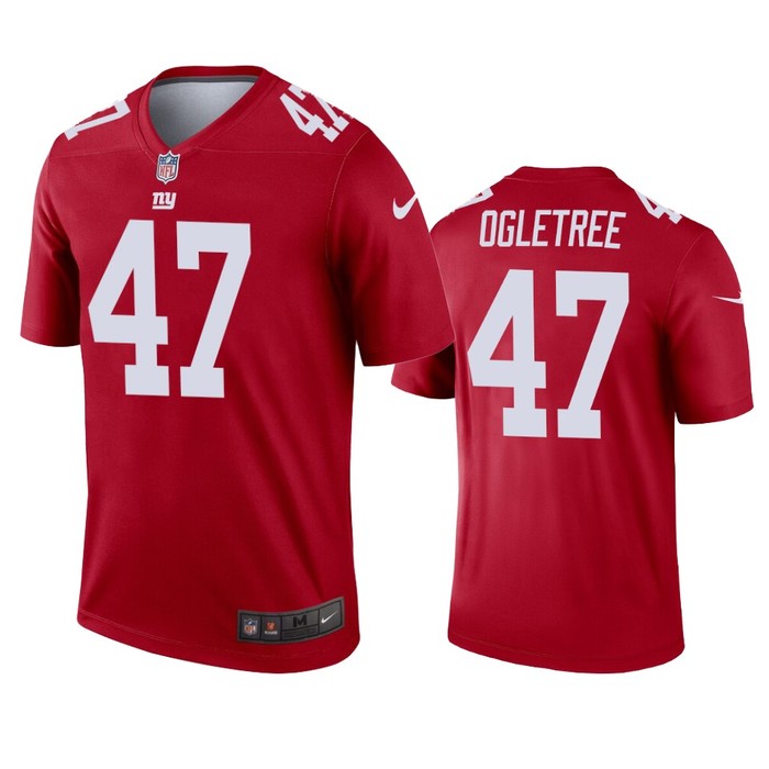 New York Giants Alec Ogletree Red Inverted Legend Jersey - Cocomos