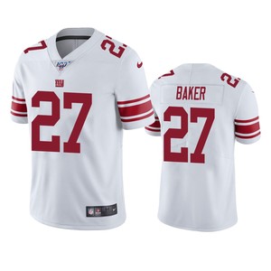 New York Giants Deandre Baker White 100th Season Vapor Limited Jersey