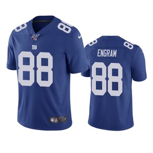 New York Giants Evan Engram Royal 100th Season Vapor Limited Jersey