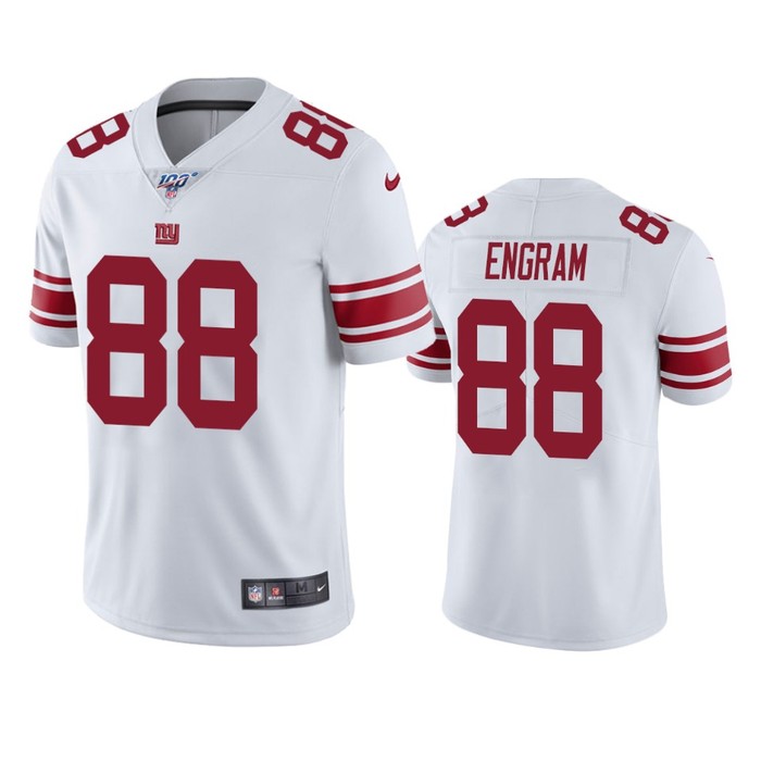 New York Giants Evan Engram White 100th Season Vapor Limited Jersey