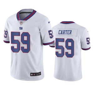 New York Giants Lorenzo Carter White Nike Color Rush Limited Jersey