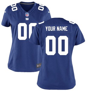 New York Giants Nike Womens Custom Game Jersey - Royal Blue