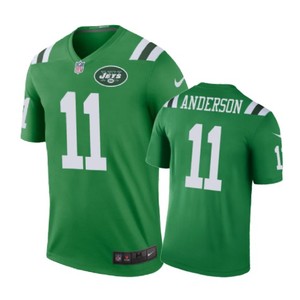 New York Jets #11 Robby Anderson Nike Color Rush Green Jersey