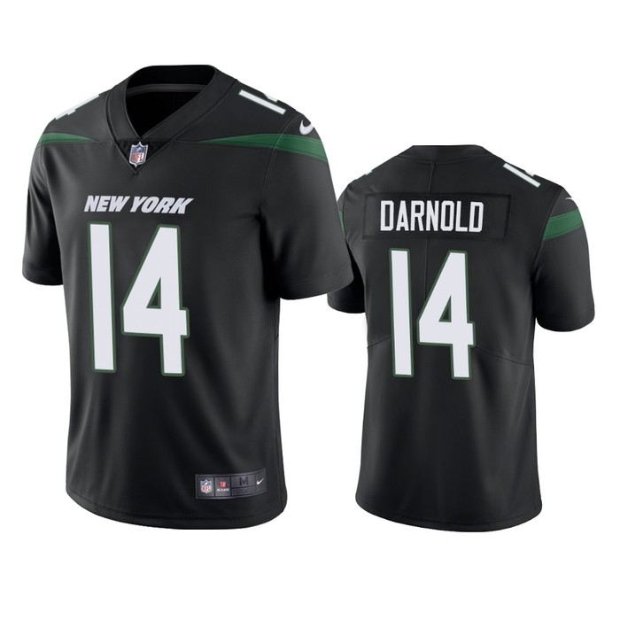 New York Jets #14 Sam Darnold Black Vapor Untouchable Limited Jersey - Mens - Cocomos