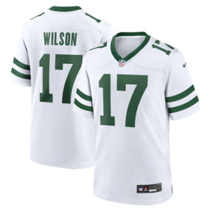 New York Jets #17 Garrett Wilson Legacy Player Game Jersey - White - Cocomos