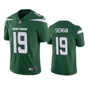 New York Jets #19 Trevor Siemian Green Vapor Untouchable Limited Jersey - Mens