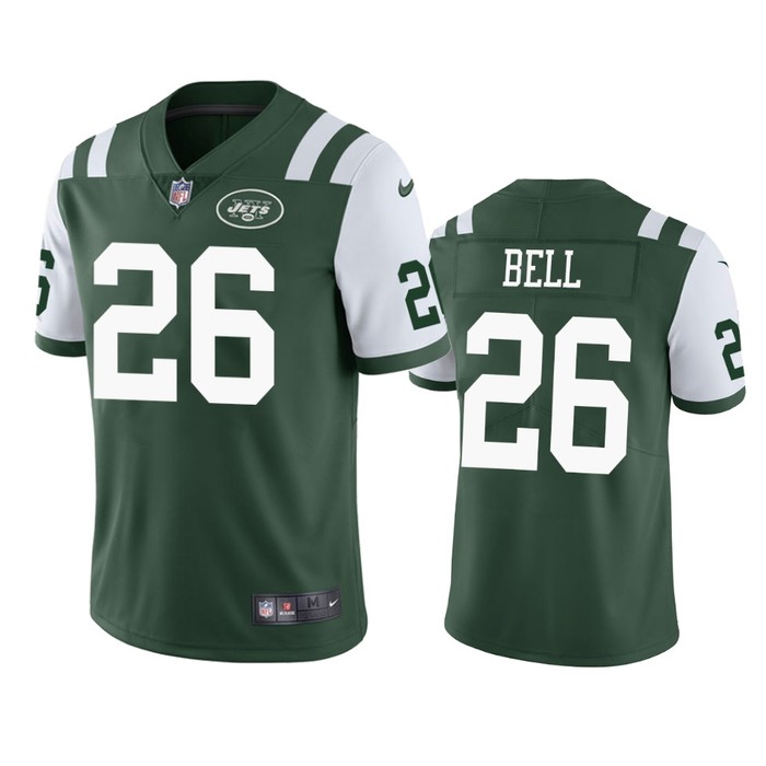 New York Jets #26 Leveon Bell Green Vapor Untouchable Limited Jersey - Men