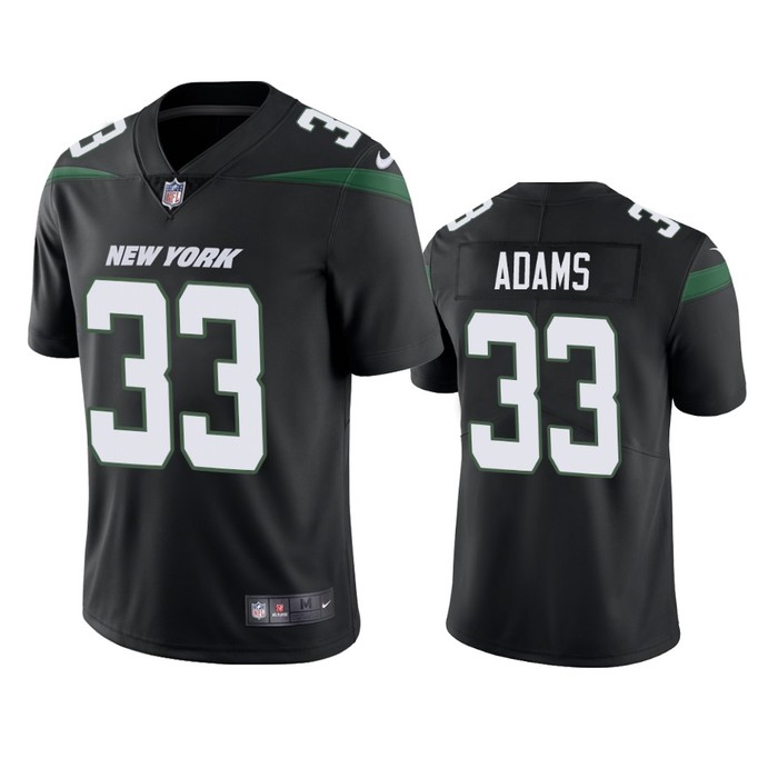 New York Jets #33 Jamal Adams Black Vapor Untouchable Limited Jersey - Mens - Cocomos