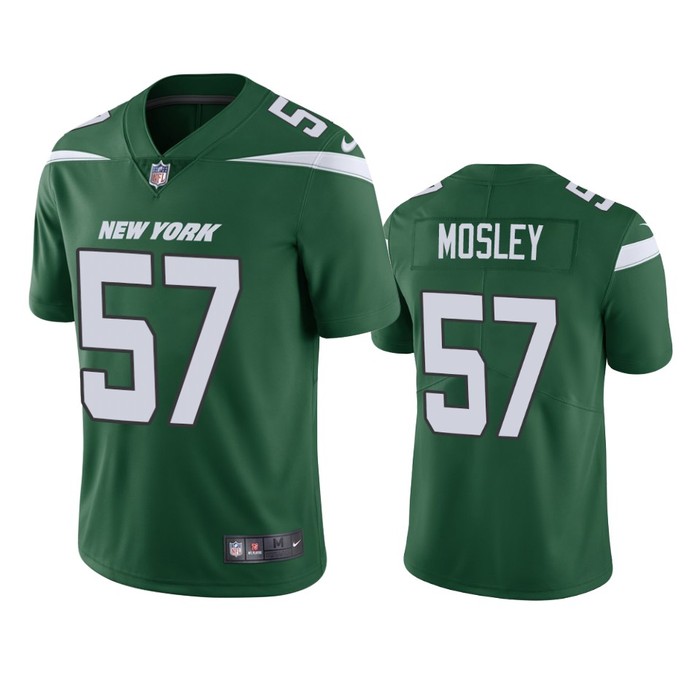 New York Jets #57 C.j. Mosley Green Vapor Untouchable Limited Jersey - Mens