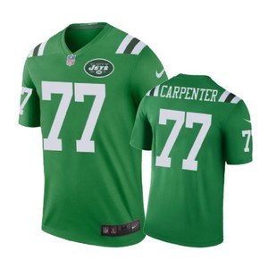 New York Jets #77 James Carpenter Nike Color Rush Green Jersey