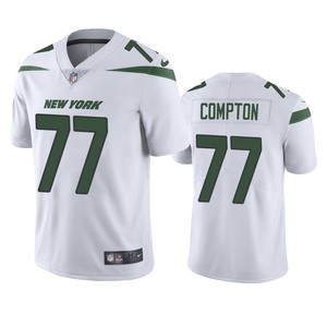 New York Jets #77 Tom Compton White Vapor Untouchable Limited Jersey - Mens