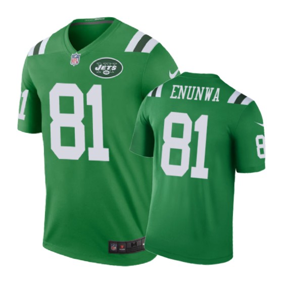 New York Jets #81 Quincy Enunwa Nike Color Rush Green Jersey - Cocomos