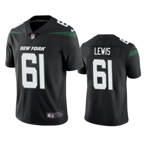 New York Jets Alex Lewis Black Vapor Limited Jersey