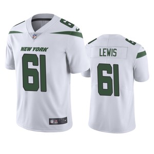 New York Jets Alex Lewis White Vapor Limited Jersey