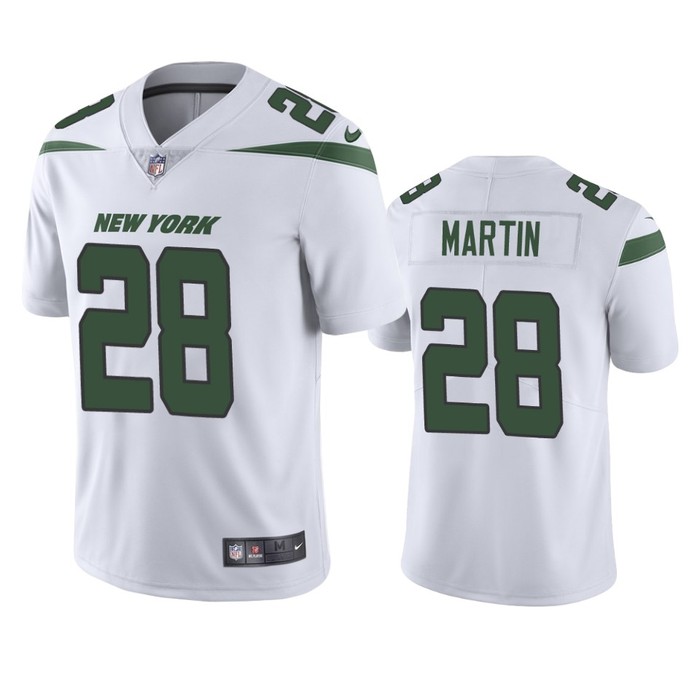 New York Jets Curtis Martin White 2019 Vapor Untouchable Limited Jersey - Mens