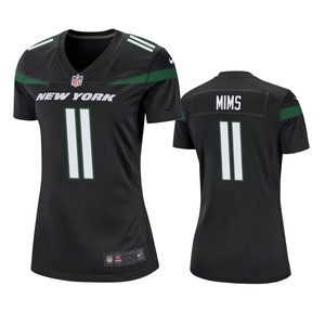 New York Jets Denzel Mims Black 2020 Nfl Draft Game Jersey