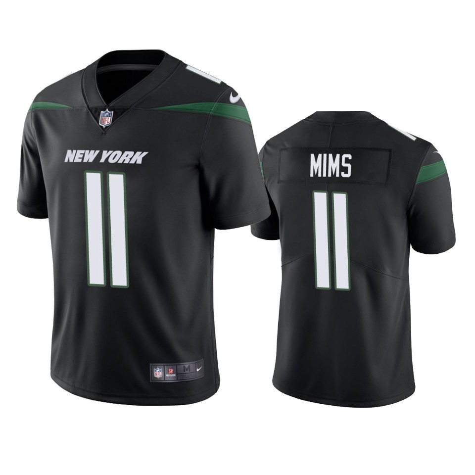 New York Jets Denzel Mims Black 2020 Nfl Draft Vapor Limited Jersey - Cocomos