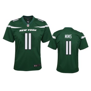 New York Jets Denzel Mims Green 2020 Nfl Draft Game Jersey - Cocomos