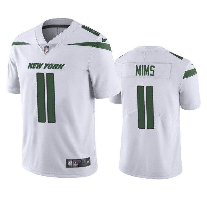 New York Jets Denzel Mims White 2020 Nfl Draft Vapor Limited Jersey - Cocomos