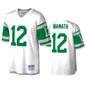 New York Jets Joe Namath White Legacy Replica Jersey