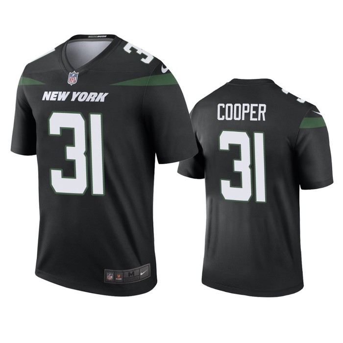 New York Jets Marcus Cooper Black Color Rush Legend Jersey