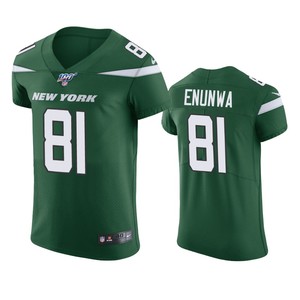 New York Jets Quincy Enunwa Green 100th Season Vapor Elite Jersey