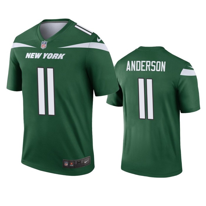 New York Jets Robby Anderson Green 2019 Legend Jersey - Mens