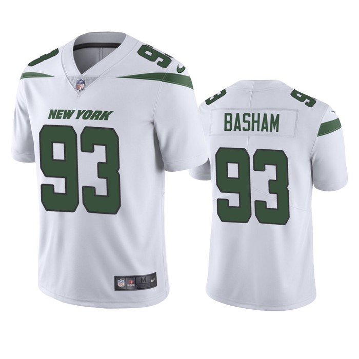 New York Jets Tarell Basham White 2019 Vapor Untouchable Limited Jersey - Mens