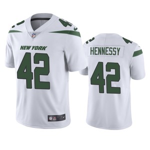 New York Jets Thomas Hennessy White 2019 Vapor Untouchable Limited Jersey - Mens