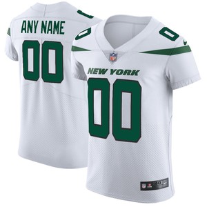 New York Jets Vapor Untouchable Elite Custom Jersey - Spotlight White Custom Jerseys Nfl