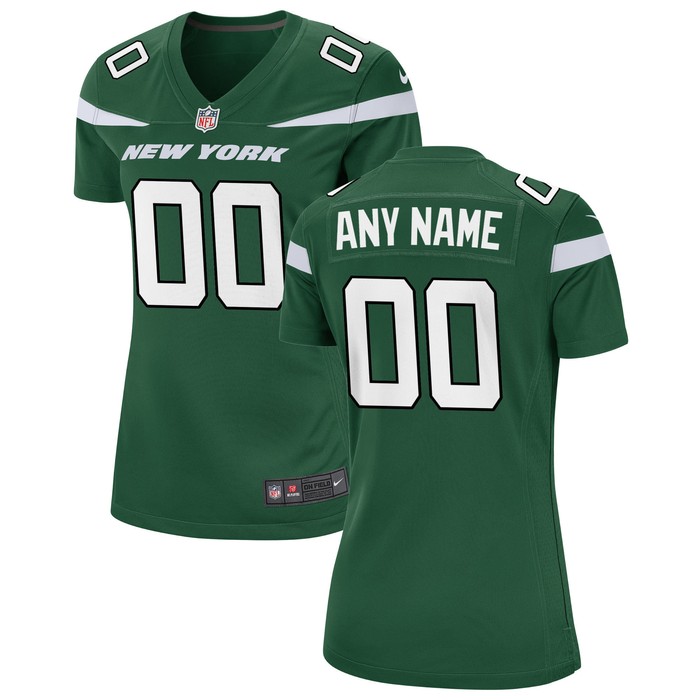 New York Jets Womens Custom Game Jersey Gotham Green Custom Jerseys Nfl