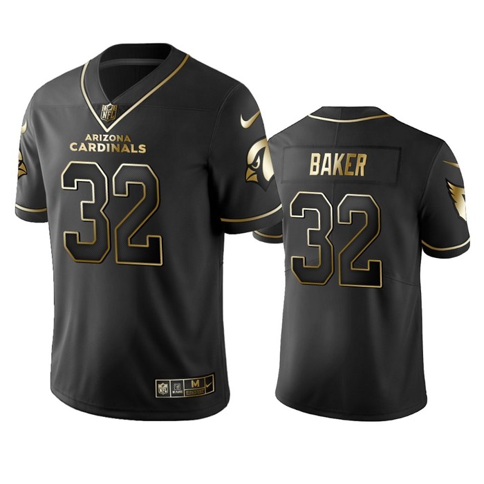 Nfl 100 Commercial Budda Baker Arizona Cardinals Black Golden Edition Vapor Untouchable Limited Jersey - Mens