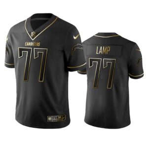 Nfl 100 Commercial Forrest Lamp Los Angeles Chargers Black Golden Edition Vapor Untouchable Limited Jersey - Mens - Cocomos