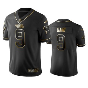 Nfl 100 Commercial Graham Gano Carolina Panthers Black Golden Edition Vapor Untouchable Limited Jersey - Mens