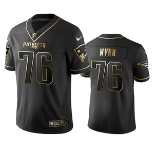 Nfl 100 Commercial Isaiah Wynn New England Patriots Black Golden Edition Vapor Untouchable Limited Jersey - Mens