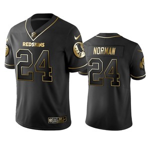 Nfl 100 Commercial Josh Norman Washington Redskins Black Golden Edition Vapor Untouchable Limited Jersey - Mens