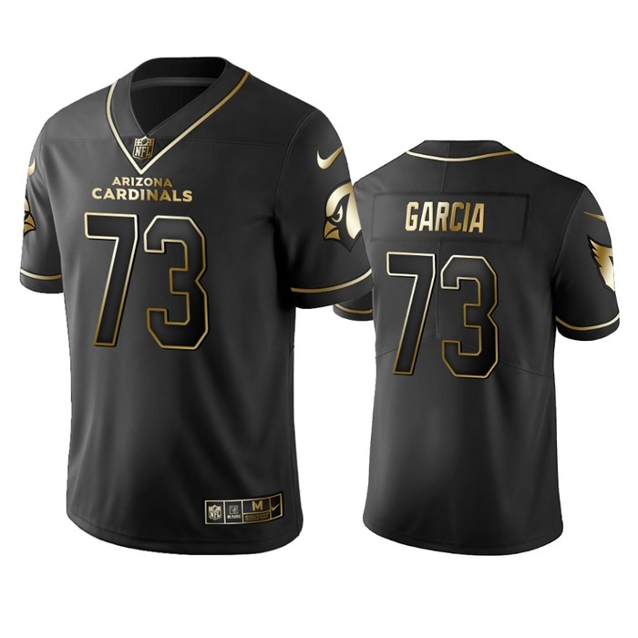 Nfl 100 Commercial Max Garcia Arizona Cardinals Black Golden Edition Vapor Untouchable Limited Jersey - Mens