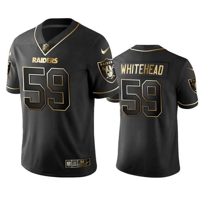 Nfl 100 Commercial Tahir Whitehead Oakland Raiders Black Golden Edition Vapor Untouchable Limited Jersey - Mens